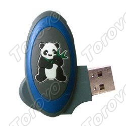 熊貓旋轉U盤