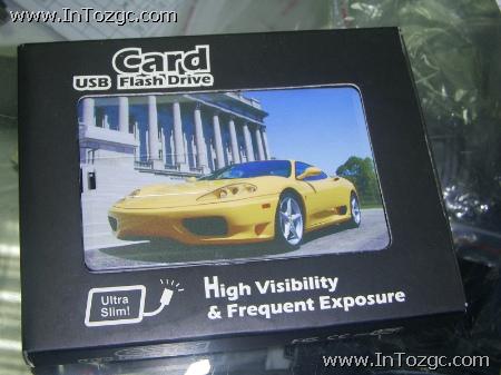 輕松放入錢夾 可定制圖案名片U盤低價(jià)賣