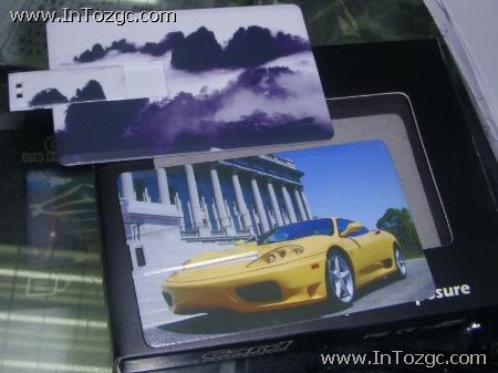 輕松放入錢夾 可定制圖案名片U盤低價(jià)賣