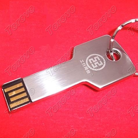 中國工商銀行商務禮品鑰匙U盤定做