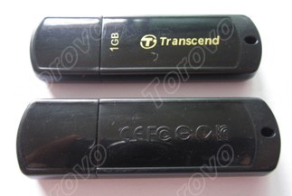 創(chuàng)見350鋼琴黑塑料U盤 塑料U盤