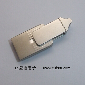 屋塔型旋轉(zhuǎn)手機U盤——白皙鋁材U盤外殼